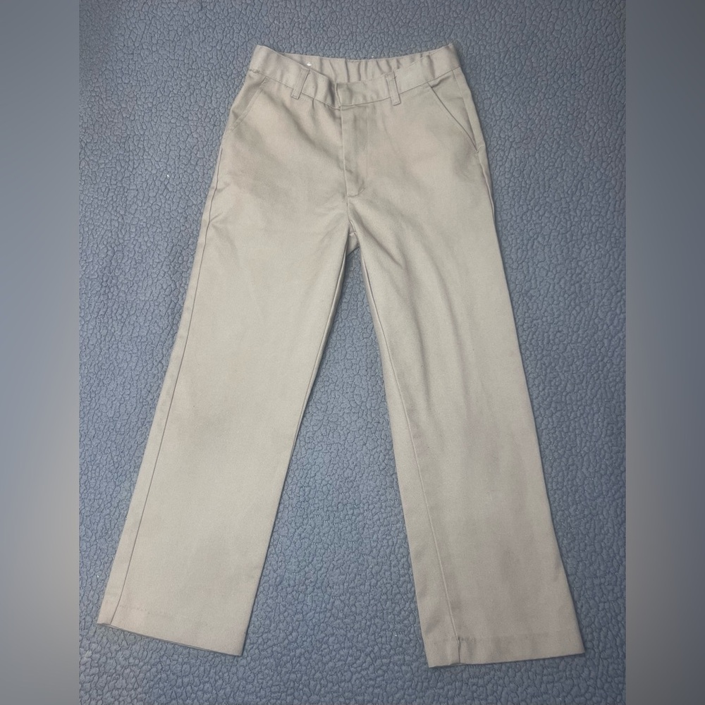 School Uniform Tan Khaki Pants Little Boys Size 26 Inch Waist